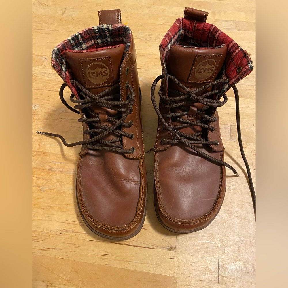 Lems Boulder Boot Russet Size 11 Mens, Excellent Condition
